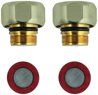 GROHE Rückflussverhinderer 47189 2 Stück nickel gebürstet, 47189EN0 47189EN0