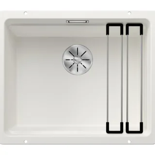 Blanco Etagon 500-U Etagen-Spüle 522231 53x46cm, Silgranit, weiß, für Unterbau