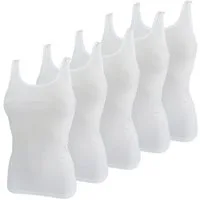 HERMKO Achseltop Achselhemd (Pack, 5er) Tank Top, Achselhemd, 100 % Bio-Baumwolle, Basic, Shirt, Feinripp