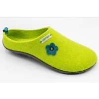 pifit! Pantoffel mit Barfußgefühl, "seasonal", 32102-1, Wollfilz Barfußschuh leichtfüßig durch den Frühling