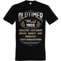 Youth Designz Print-Shirt Herren T-Shirt 1966 OLDTIMER Geburtstag Geschenk Fun Print Statement mit Retro Aufdruck für Männer
