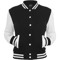 URBAN CLASSICS Allwetterjacke Urban Classics Damen Ladies 2-tone College Sweatjacket (1-St)