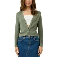 QS Strickjacke mit V-Ausschnitt
