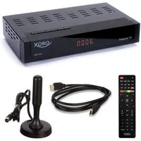 Xoro HRT 8730 DVB-T2 HD Receiver inkl. Antenne & HDMI, 6 Mon. freenet TV DVB-T2 HD Receiver (Ethernet, FullHD‑Receiver mit USB‑Recorder, Irdeto und freenet TV Zertifizierung)