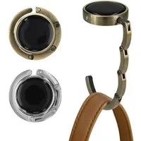 kwmobile Taschen-Halterung kwmobile Tisch Handtaschenhalter Haken, (2-tlg., 2x Faltbare Antirutsch Taschenhaken Halterung für Handtaschen)