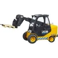 JCB Teletruk mit Palette, Modellfahrzeug gelb/schwarz