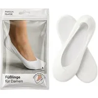 COFI 1453 Füßlinge Damen-Füßlinge (1-Paar) mit Silikon-Fersenschutz, atmungsaktiv & rutschfest