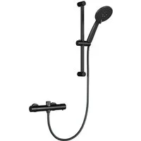 GarveeMore Brausegarnitur Duschsystem mit Thermostat 38℃ Duschset Regendusche Set
