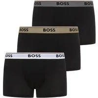 BOSS Trunk (Packung, 3-St) aus Stretch-Baumwolle mit Logo-Bund, mittlere Bundhöhe