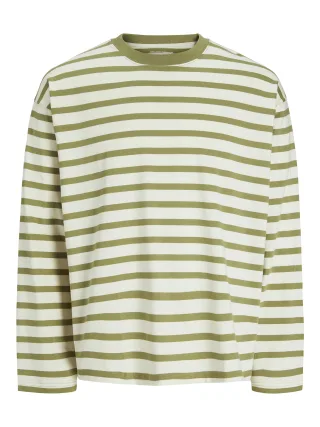 JACK&JONES - JORISLINGTON TEE LS CREW NECK SN cedar - Gr. - XL