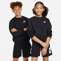 Nike Sportswear Sweatshirt K NSW CLUB FLC CREW LS LBR mit Rundhalsausschnitt, angeraute Sweatware, normale Länge
