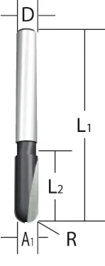 Makita Fräser U-Nut 6mm - D-09329