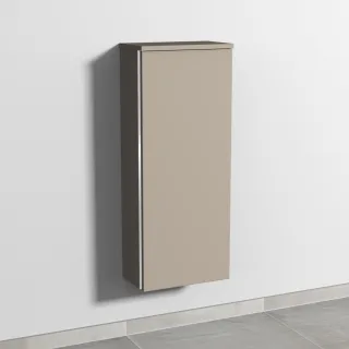 Sanipa 3way Mittelschrank mit 1 Tür, Sandgrau-Matt, BS16967 BS16967