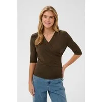 Saint Tropez Kurzarmbluse Kurzarm-Bluse ViggaSZ