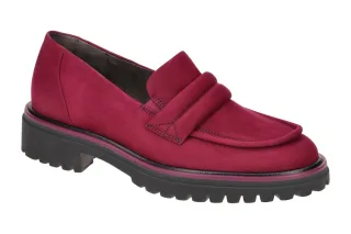Paul Green Damen Slipper 2957-05x Rot Cyclam Mokassin Super Soft Fu?bett Echt...