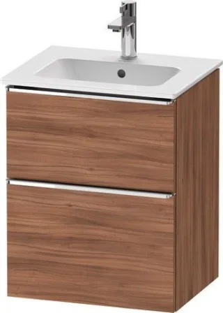 Duravit D-Neo Waschtischunterbau wandhängend Nussbaum Matt 510x402x625 mm - DE4360010790000 DE4360010790000
