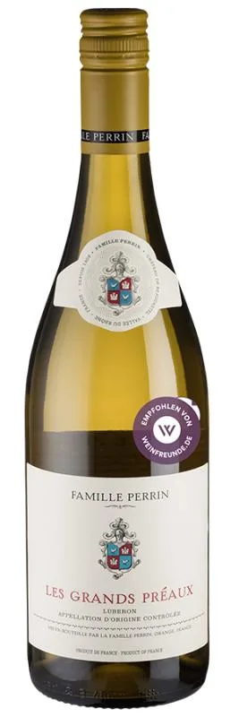 Les Grands Préaux Luberon Blanc - 2024 - Famille Perrin - Französischer Weißwein