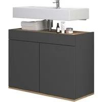 welltime Waschbeckenunterschrank Garda (1-St) Made in Italy, viel Stauraum, WBU