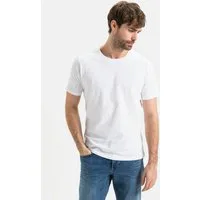 camel active T-Shirt aus reiner Baumwolle Kurzarm