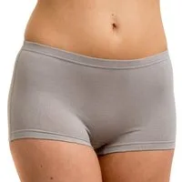 HERMKO Panty 5700 Baumwolle/Elastan bequemer Umschlagbund, höher geschnitten