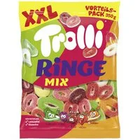 TROLLI Süßigkeit, Trolli Ringe Mix XXL fruchtig-sauer Vorteilspackung Packung 350g