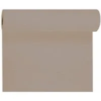 Duni Tischläufer 1 Evolin® Tete-á-Tete, greige, 0,41 m x 24m, 172534