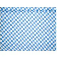 PAPSTAR Tischdecke Papiertischtuch mit Damastprägung 10 m x 1 m Bayrisch Blau