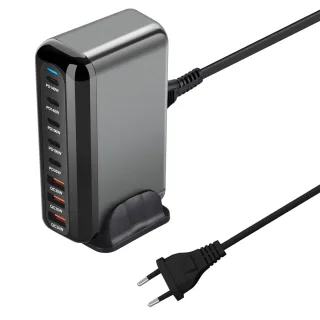 [GaN Tech]Bakeey YMX-908-600W 600W 8-Port USB PD Charger 5USB-C+3USB-A QC PD Fast Charging Desktop Charging Station EU P