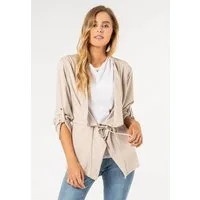 SUBLEVEL Blusenblazer Blazer zum Binden