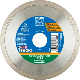 PFERD TOOLS Diamant-Trennscheibe DG PSF für Fliesen ZA - 68300041