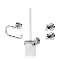 Lenz Badaccessoire-Set HYGGE, 4-teilig, Set mit runden Handtuchhaken