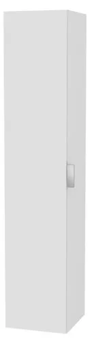 Keuco Hochschrank Edition 11 31330, Anschlag links 1 trg., weiß/Glas weiß satiniert, 31330270001 31330270001