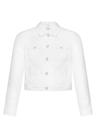 Robe Légère - Jeansjacke Weiß - Gr. - 40