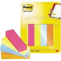 Post-it Notes Haftnotizblock Haftstreifen Page Marker 670-4-POP sortiert 4x50 Blatt