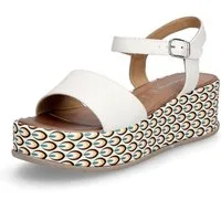 Tamaris Tamaris Damen Plateau Sandalette weiß Sandale