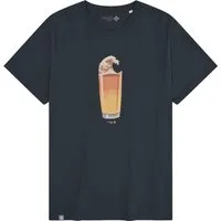 Bavarian Caps T-Shirt Bavarian Caps T-Shirt "Bierwelle" - schwarz (T-Shirt, T-Shirt) BC Logo