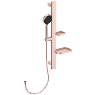Ideal Standard Brausekombination Alu+ m.2F-HB und 2 Ablagen Rose, BD586RO BD586RO