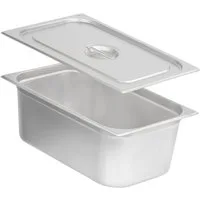 Mahlzeit Thermobehälter GN Behälter 1/1 mit Deckel, Höhe 200 mm, Edelstahl Wärmebehälter, Edelstahl, (Set, 2-tlg., GN Behälter und Deckel), für Chafing Dish