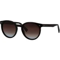 Marc O'Polo Sonnenbrille Rund, Vollrand, Verlaufstönung, silberne Punkte