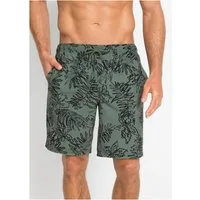 bonprix Badeshorts mit Innenslip und Münztasche aus Netzware, bedrucktes Design