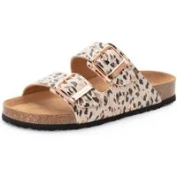 Tamaris Pantolette Schlupfschuh, Flats mit verstellbaren Schnallen