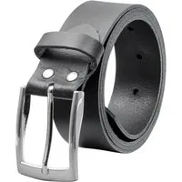 COLOGNEBELT Ledergürtel OM421-SL-Schwarz MADE IN GERMANY, Schwarz, Kürzbar, 100 % Echtleder, Unisex