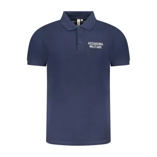 Accademia Militare Blaue Baumwolle Herren Polo