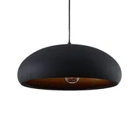 Lindby Hängeleuchte Gerwina, Metall, Schwarz IP20, 1 x 60 W
