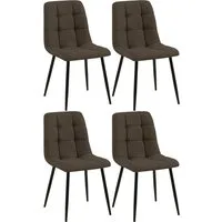 CLP Esszimmerstuhl Tilde (4er Set), mit Rückenlehne, bis 150 kg