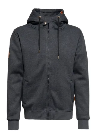 King Kerosin Herren Outdoor Sweatjacke K.K. Adventure Gear grau