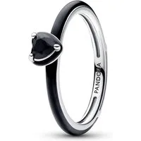Pandora Silberring Black Chakra Heart Ring aus 925er Silber mit Emaille von PANDORA ME