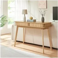 en.casa Konsolentisch, »Tysvær« mit 2 Türen 110 x 40 x 78 cm Bambus
