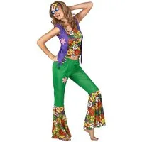 JADEO Kostüm Hippie-Outfit für Damen