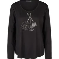 Doris Streich Langarmshirt (1-tlg) mit Strass-Motiv